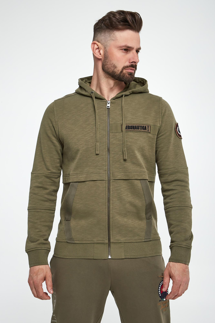 Bluza męska z kapturem AERONAUTICA MILITARE