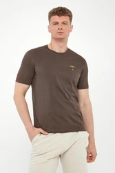T-shirt męski z logo AERONAUTICA MILITARE