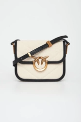 Torebka damska Love Box Bag Mini Canvas Chevron PINKO