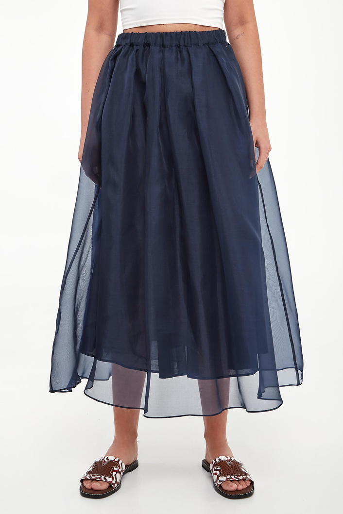 Spódnica z jedwabnej organzy Visino WEEKEND MAX MARA