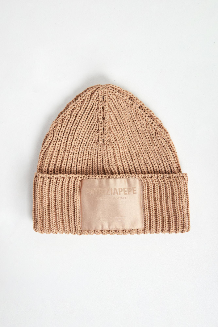 Czapka damska wełniana PATRIZIA PEPE