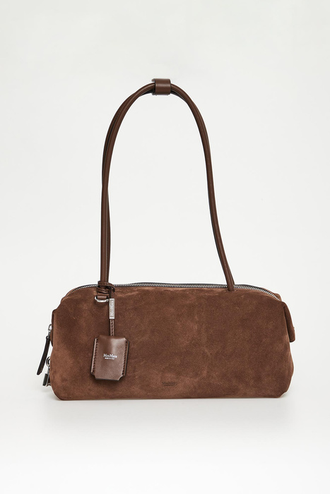 Torebka damska zamszowa baguette Holdall Sling MAX MARA ACCESSORI
