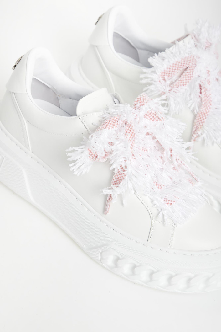 Sneakersy damskie skórzane CASADEI