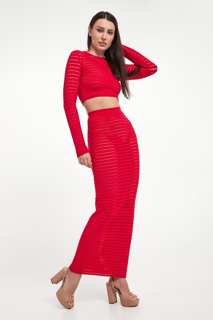 Top damski z dzianiny ELISABETTA FRANCHI