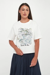 T-shirt damski Sala WEEKEND MAX MARA