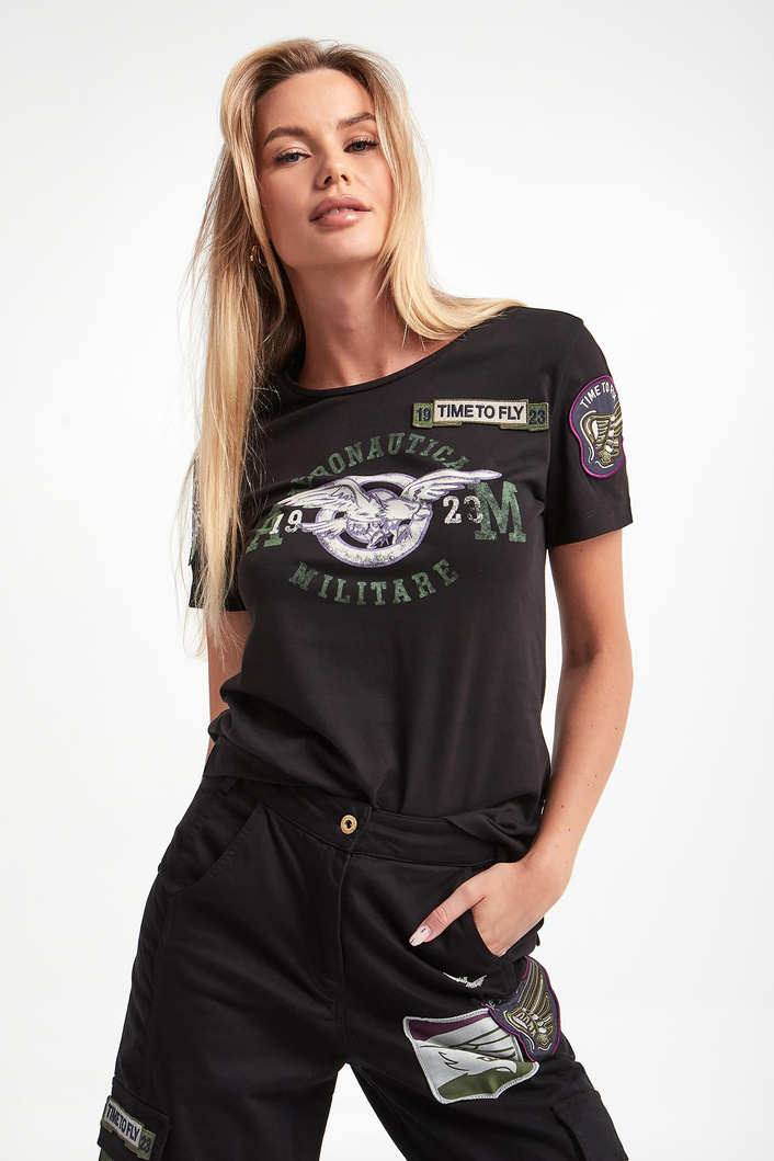 T-shirt damski AERONAUTICA MILITARE