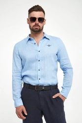 Koszula męska lniana AERONAUTICA MILIATRE