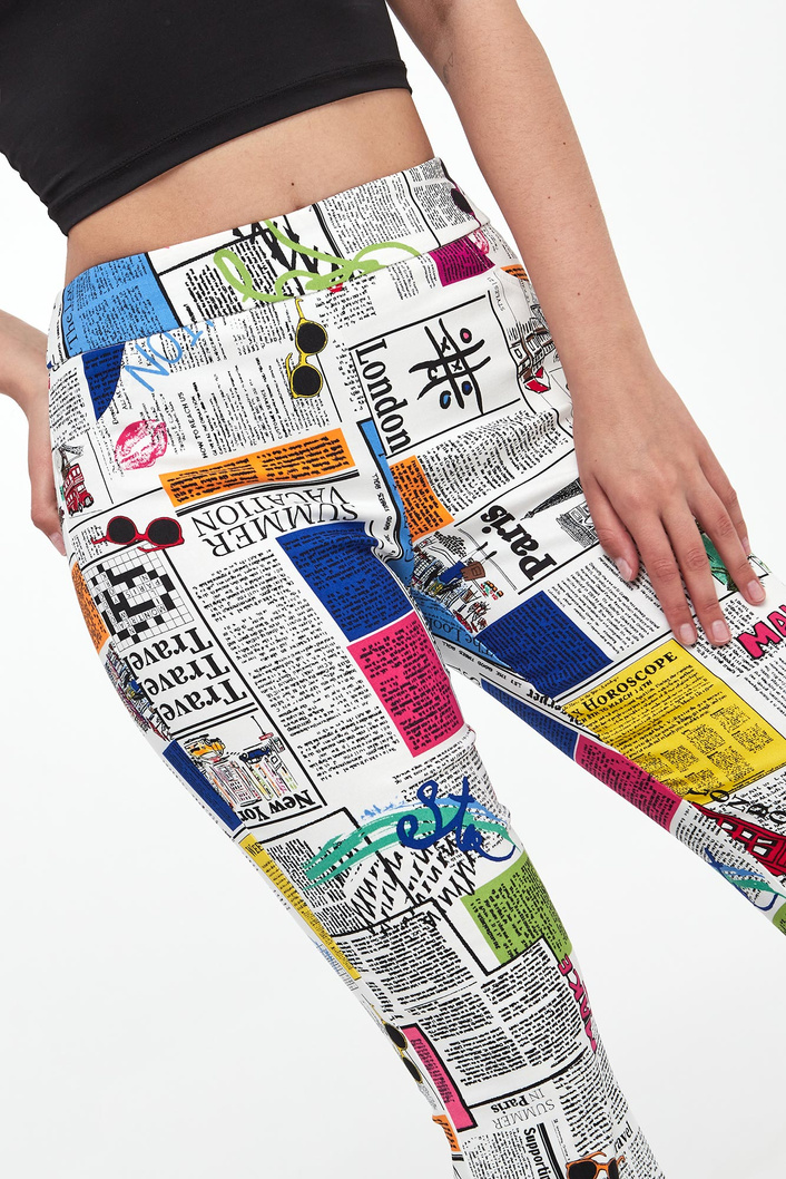 Spodnie damskie we wzór JOSEPH RIBKOFF