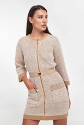 Sukienka dzianinowa mini ELISABETTA FRANCHI