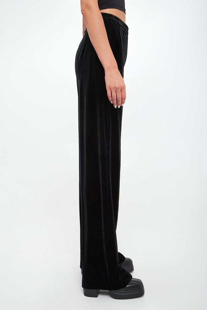 Spodnie damskie welurowe PATRIZIA PEPE