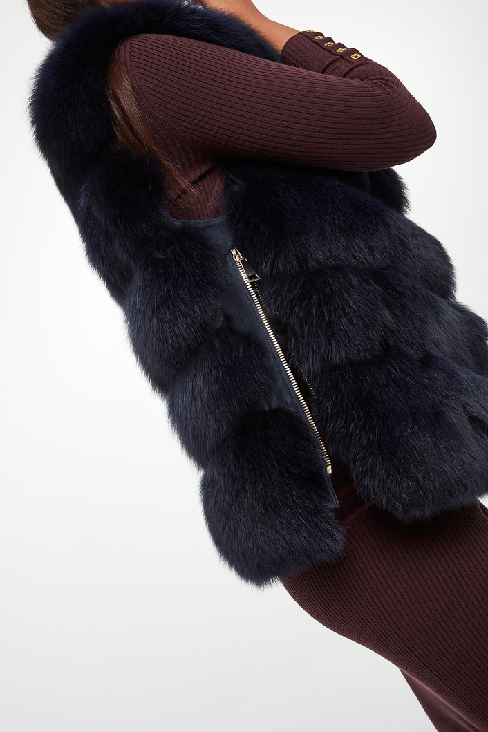 Kamizelka damska futrzana z lisa SUPREMA