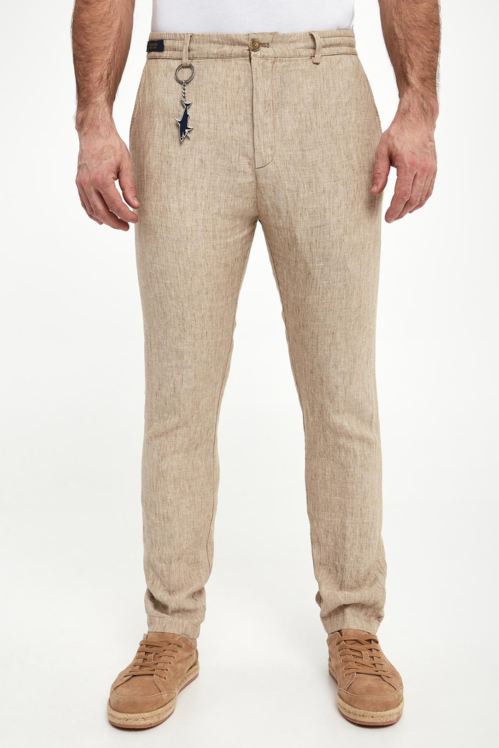 Spodnie męskie lniane PAUL&SHARK