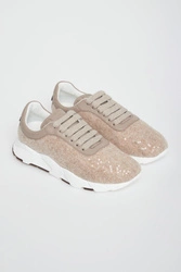 Sneakersy damskie z cekinami PESERICO