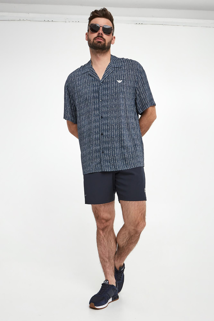 Koszula męska z krótkim rękawem EMPORIO ARMANI SWIMWEAR