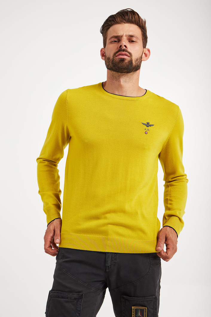 Sweter męski wełniany AERONAUTICA MILITARE