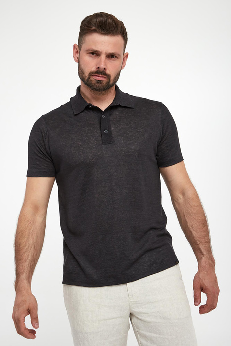 Polo męskie lniane PAUL&SHARK