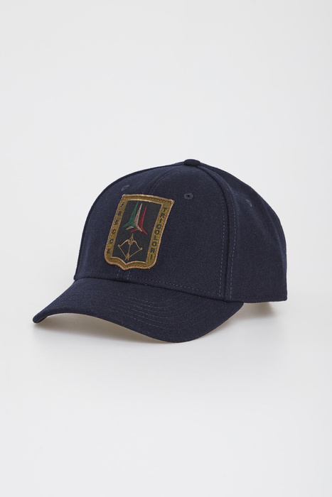 Czapka męska wełniana z daszkiem AERONAUTICA MILITARE