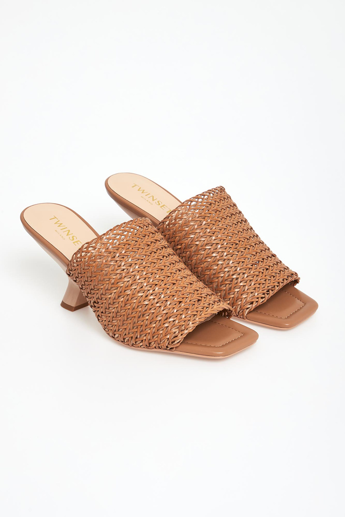 Klapki na obcasie TWINSET