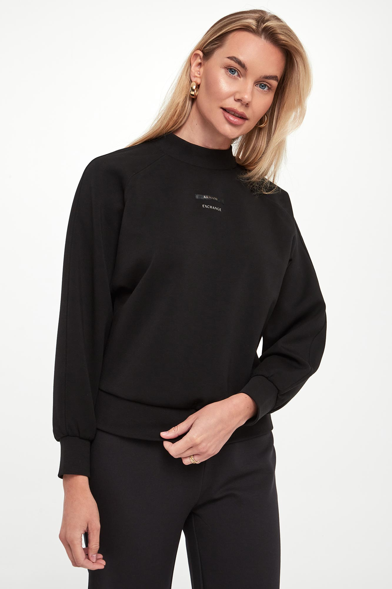 Bluza damska ARMANI EXCHANGE Czarny Regular