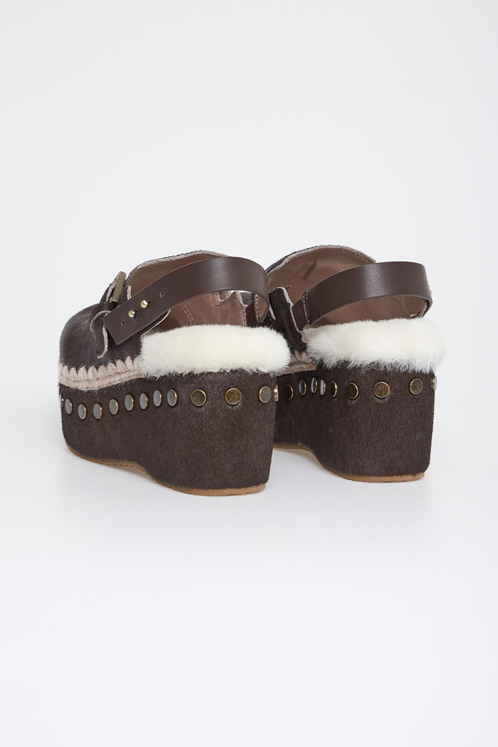 Klapki damski Pony skin clog MOU