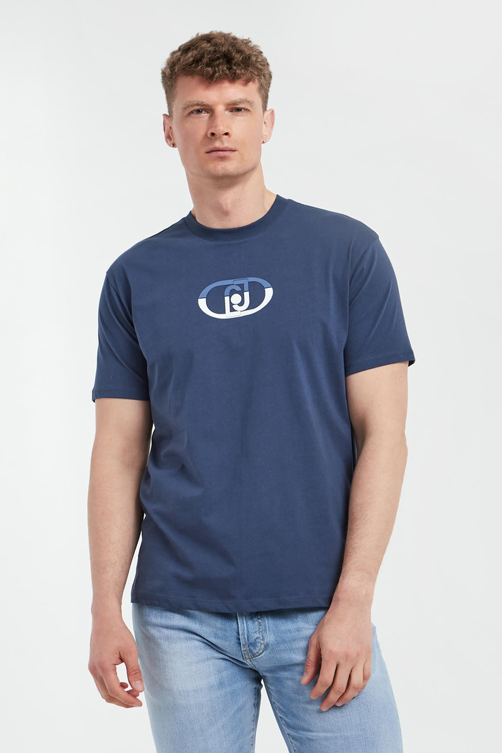T-shirt męski z logo LIU JO