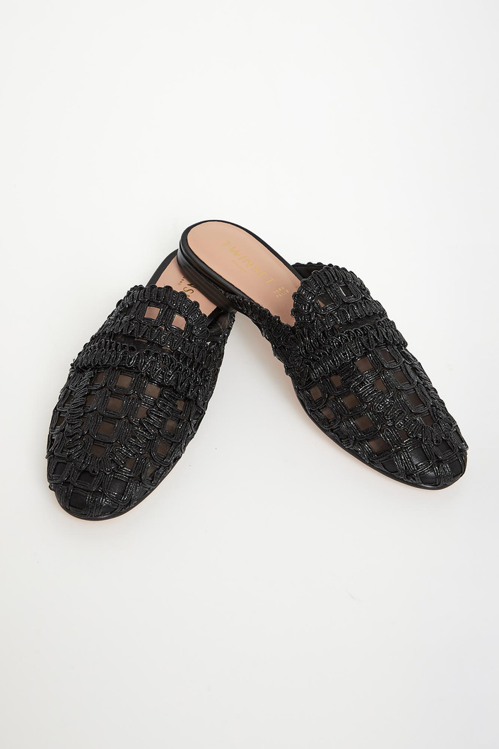 Klapki mule damskie TWINSET