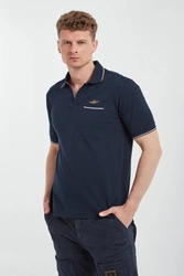 Polo męskie z haftem AERONAUTICA MILITARE