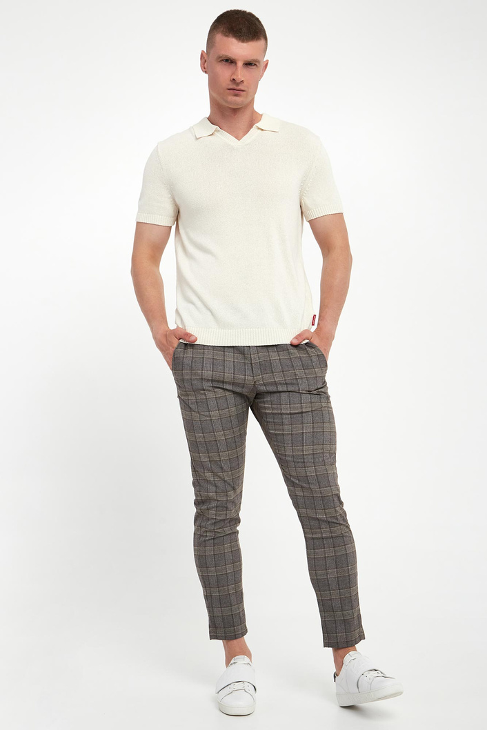 Sweter męski z kołnierzykiem Beloro JOOP! JEANS