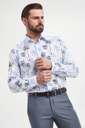 Koszula męska lniana KARL LAGERFELD