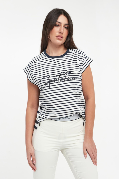 T-shirt damski w paski SPORTALM