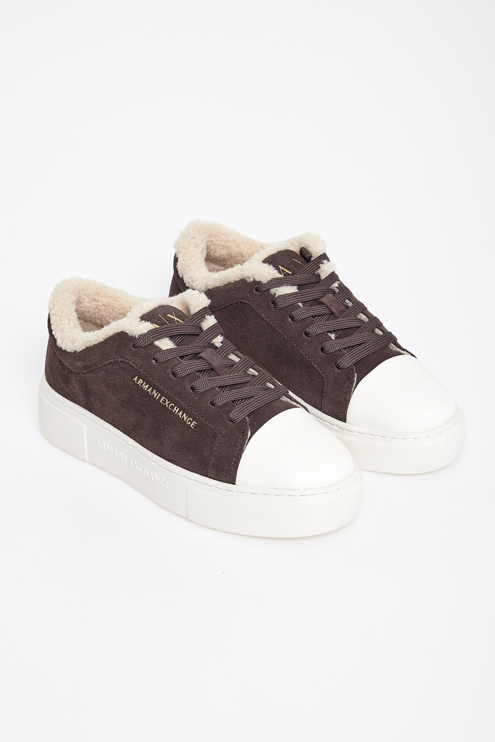 Sneakersy damskie zamszowe ARMANI EXCHANGE