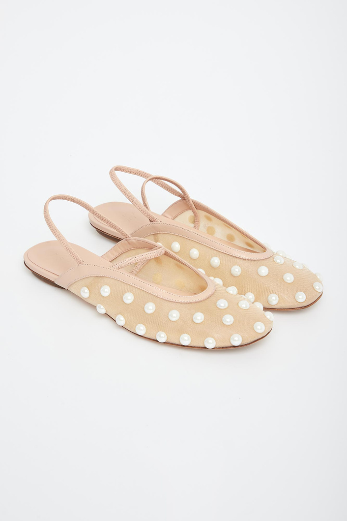 Baleriny z perłami Sonni WEEKEND MAX MARA