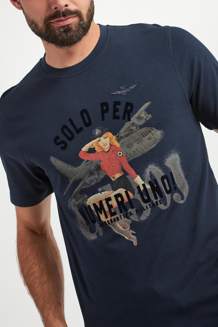 T-shirt męski AERONAUTICA MILITARE