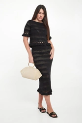 Spódnica ażurowa midi TWINSET