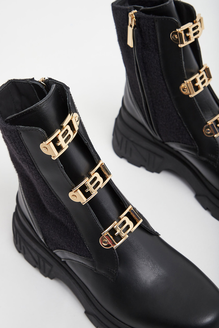 Botki damskie skórzane BALDININI