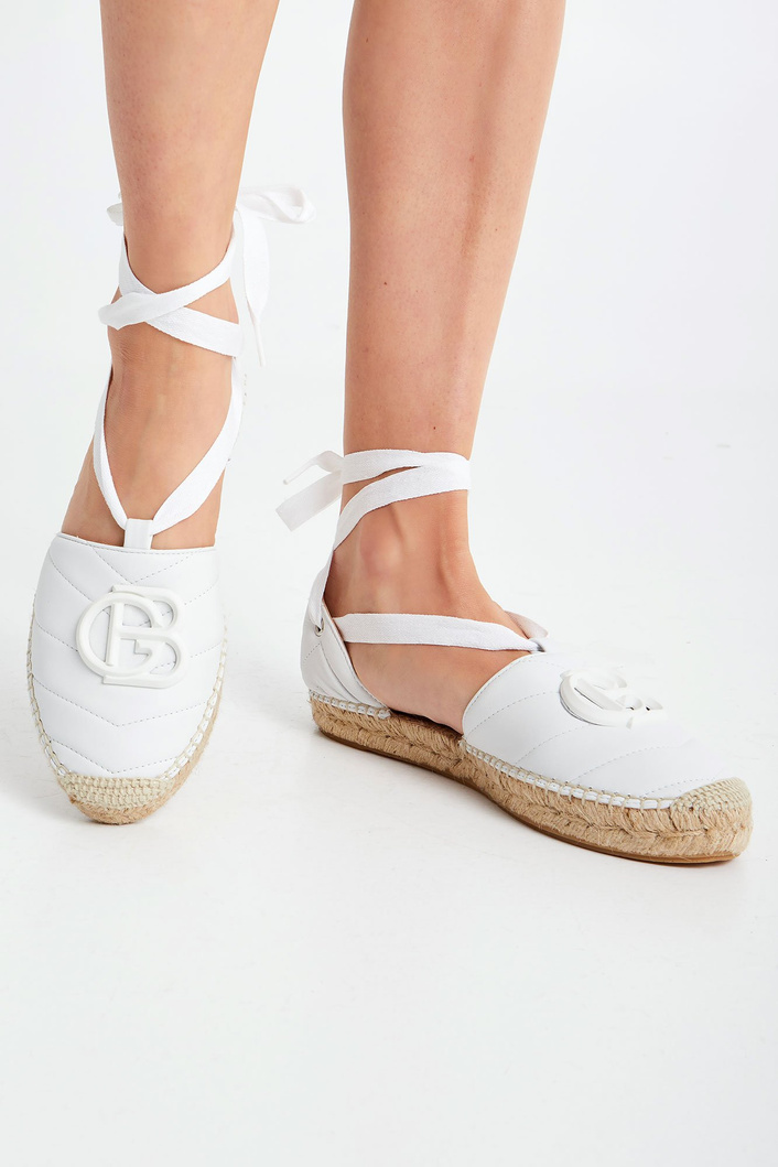 Espadryle skórzane BALDININI