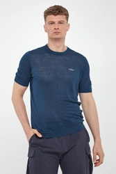T-shirt męski lniany AERONAUTICA MILITARE