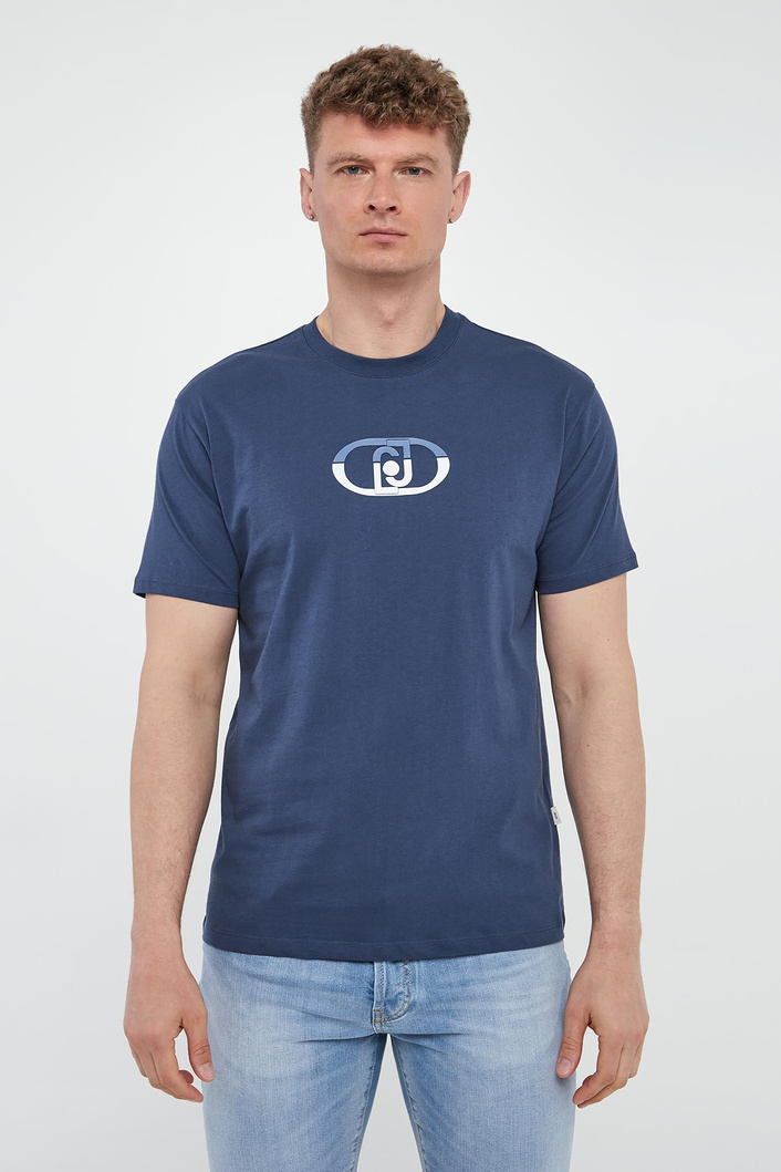 T-shirt męski z logo LIU JO