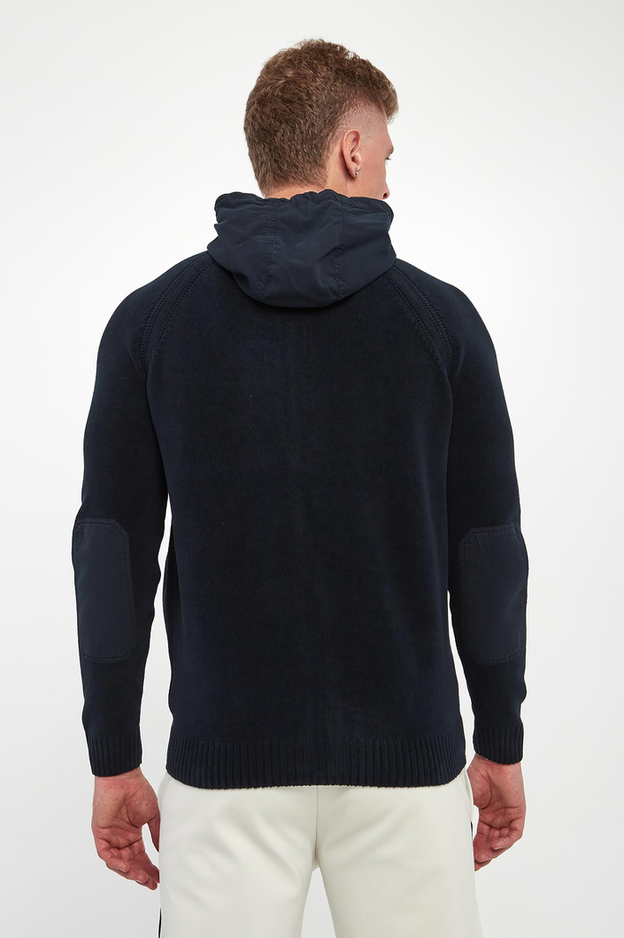 Sweter męski z kapturem AERONAUTICA MILITARE