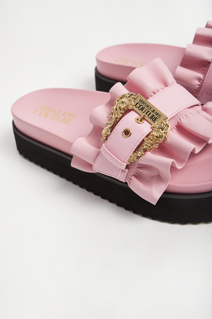 Klapki damskie na platformie VERSACE JEANS COUTURE