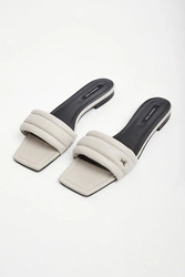 Klapki skórzane PATRIZIA PEPE