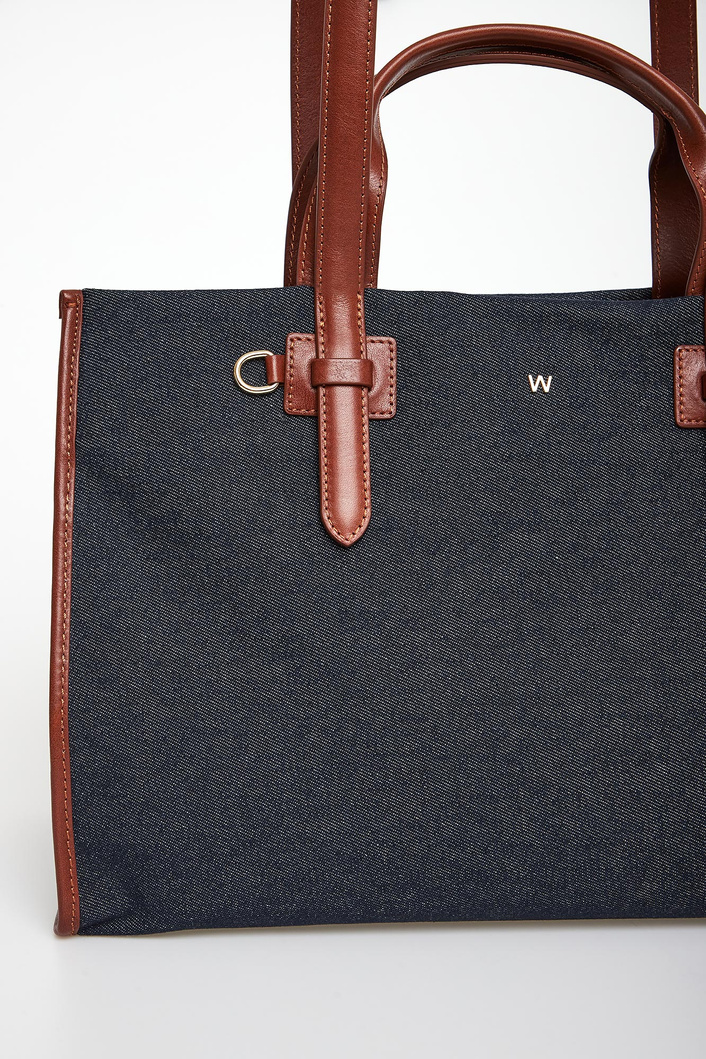 Torebka jeasnowa shopperka Giannadenim WEEKEND MAX MARA