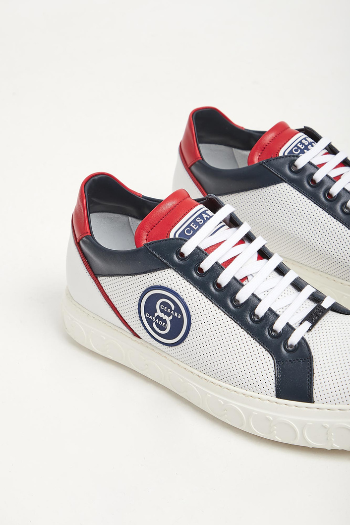 Sneakersy męskie skórzane CESARE CASADEI