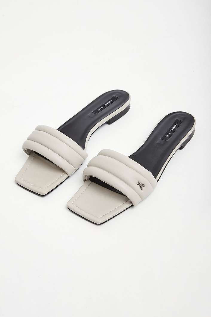 Klapki skórzane PATRIZIA PEPE