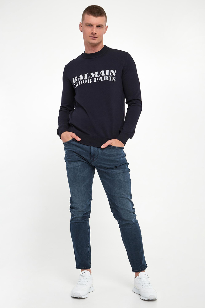 Sweter męski wełniany BALMAIN