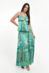 Spódnica maxi z wzorem paisley LIU JO