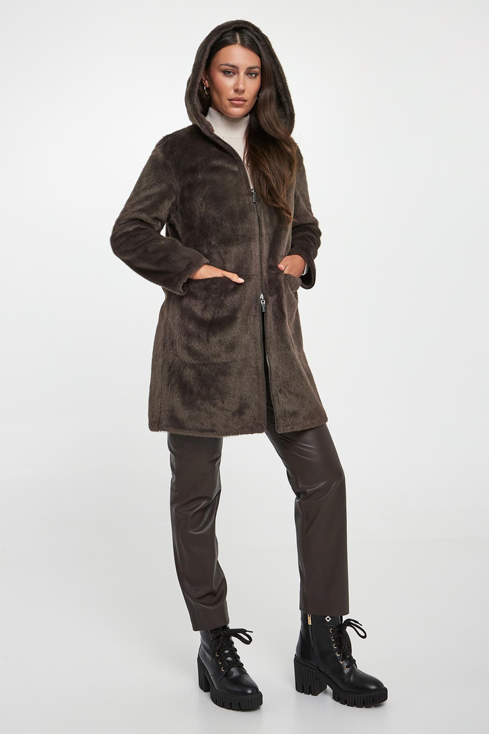 Kożuch damski dwustronny DIEGO M