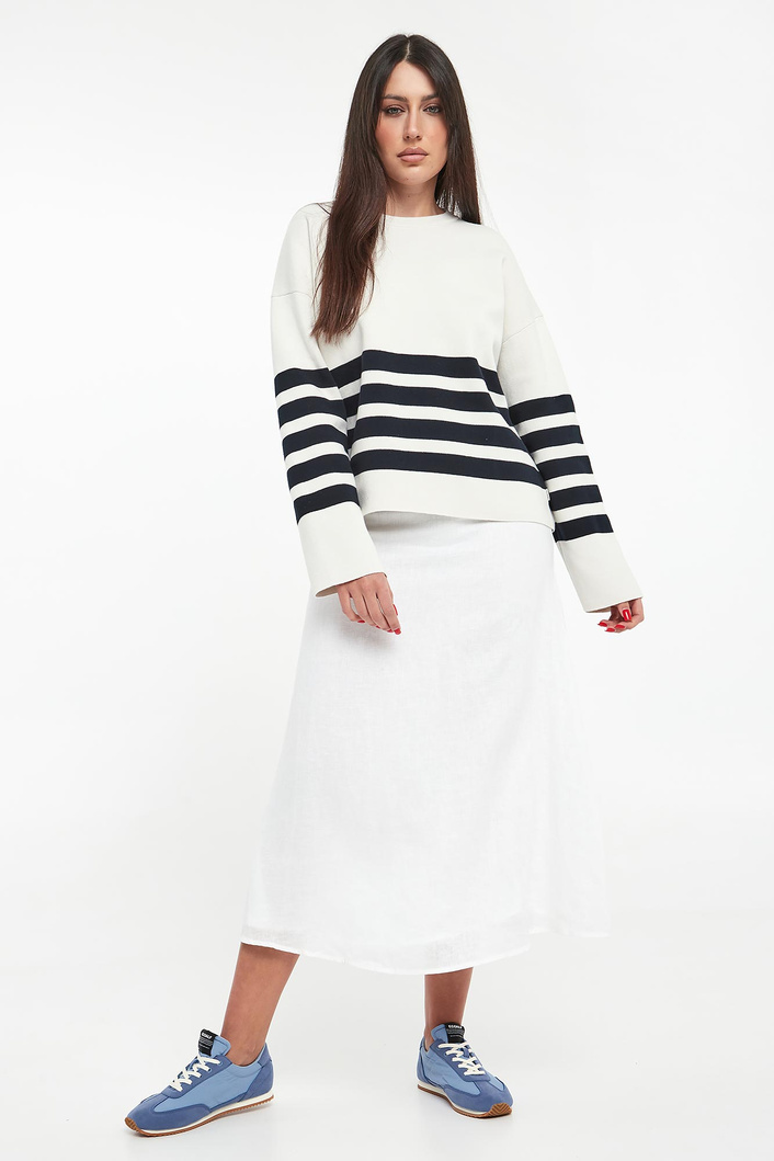 Sweter damski w paski Koa ECOALF