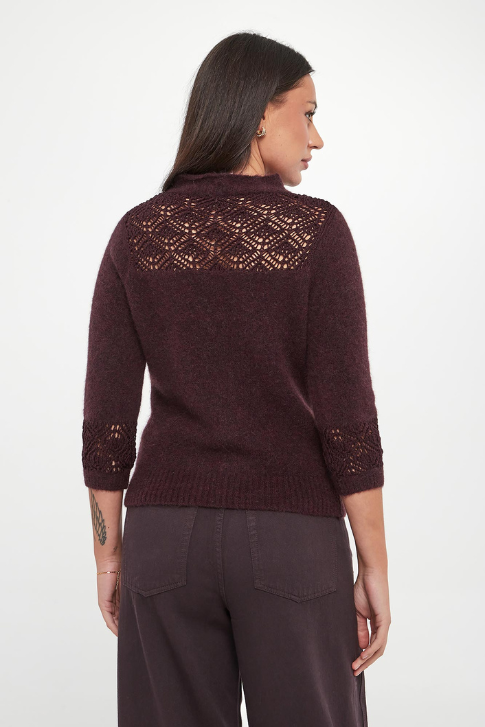 Sweter damski z alpaki Verace MARELLA MONOCHROME