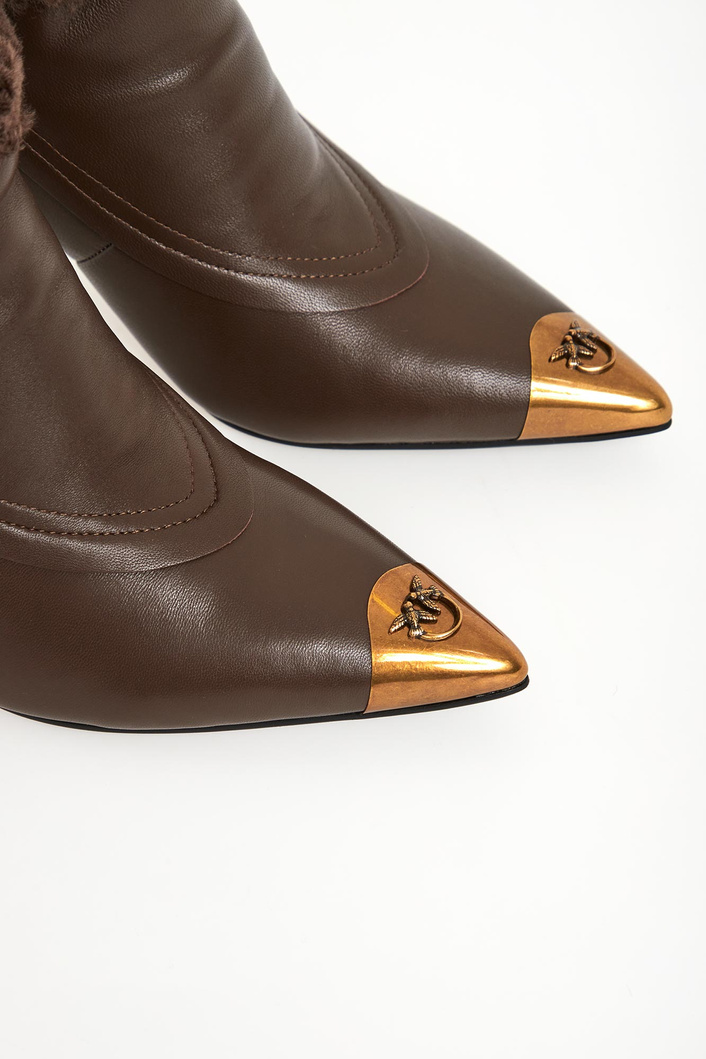 Botki damskie skórzane Lucy 25 PINKO